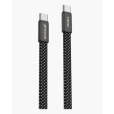Proove Airline Type-C uz Type-C Kabelis 60W 1m – Melns